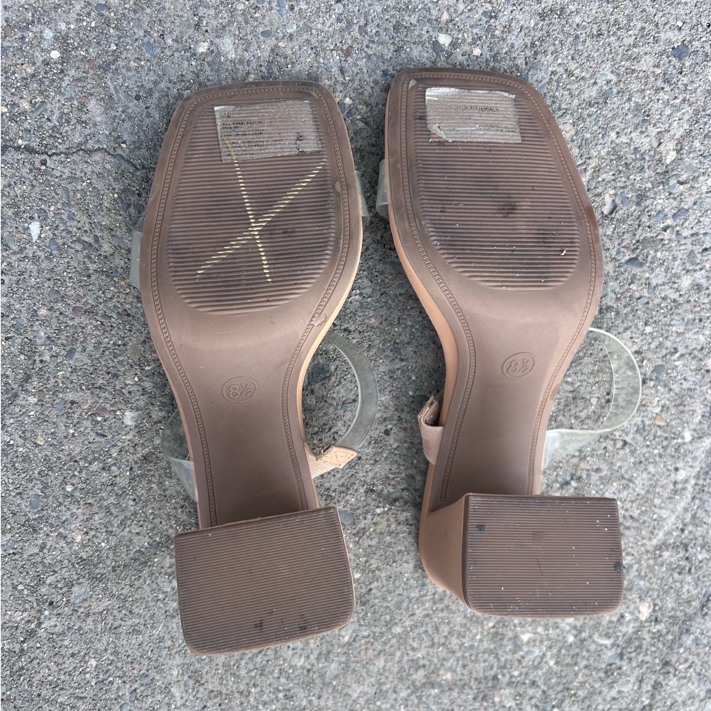 Women's Deanna Mule Heels Clear sandals- A New
Day T™ 8.5 - Picture 8 of 9